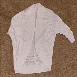 Lilly Pulitzer grey cardigan
